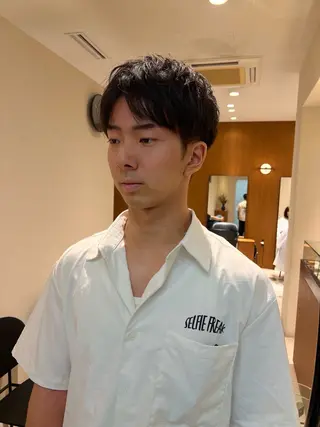 メンズ yiye   神宮前所属・manami /暖色 /カットモデル募集のヘアスタイル