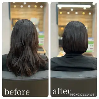 ミディアム Aguhair milo森山知幸のヘアスタイル