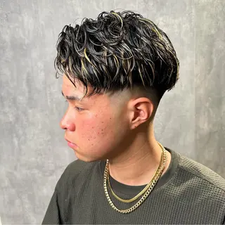 ショート パーマ メンズ メンズパーマ 特化/中川拓也のヘアスタイル