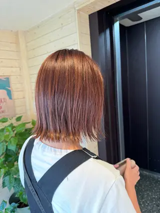 ミディアム 美髪矯正/縮毛矯正 越野雄大のヘアスタイル