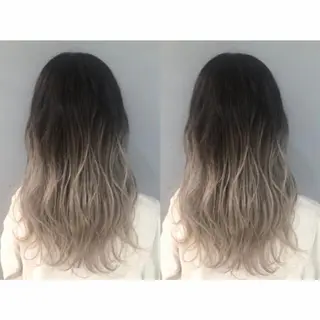 ロング GRANDE アオキのヘアスタイル
