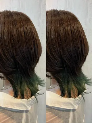 ミディアム カラー TELA HAIRのヘアスタイル