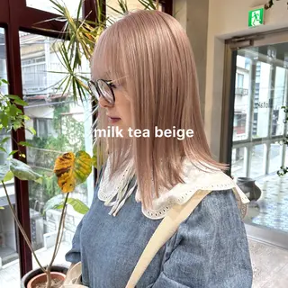 カラー 暖色カラー推し/ トヤエリコのヘアスタイル