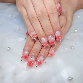 ネイル H3 Nail Tsuki🦋💙のネイルデザイン