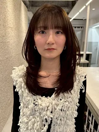セミロング nok所属・nok Osakaのヘアスタイル