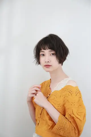 ショート カラー パーマ ヘアアレンジ 可愛いを作る神 ナオヒロのヘアスタイル