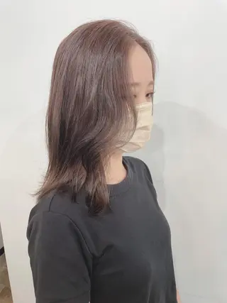 セミロング アンフィーヘアー所属・amphihair 高橋祐也のヘアスタイル