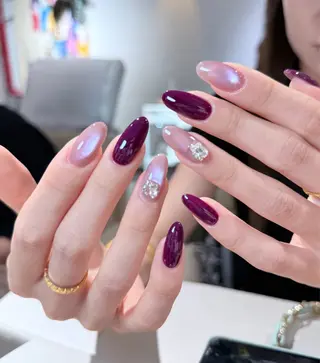 ネイル パラジェル登録店　Nailsalon Amour  上野湯島店所属・🫧 はる🩵のネイルデザイン