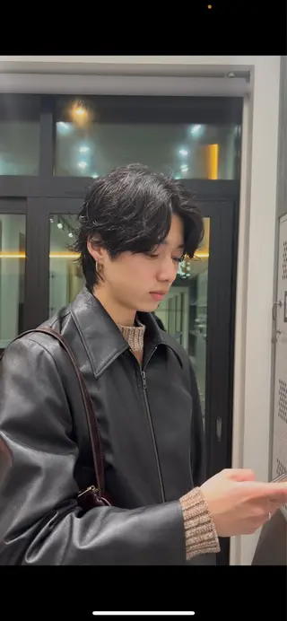 パーマ メンズ fifth　石垣 海音のヘアスタイル