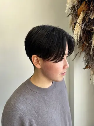 ショート メンズ 川原 元気のヘアスタイル