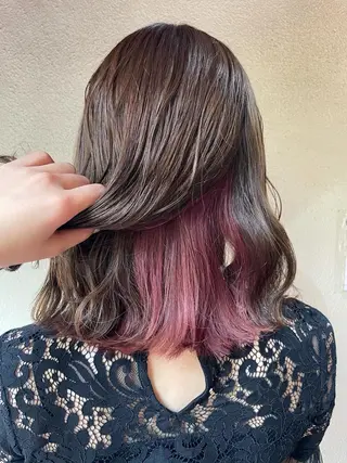 ミディアム 🦋プルエクステ ARISA🦋のヘアスタイル