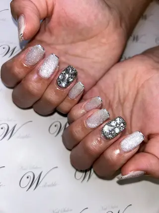 ショート ネイルサロン ダブルのネイルデザイン