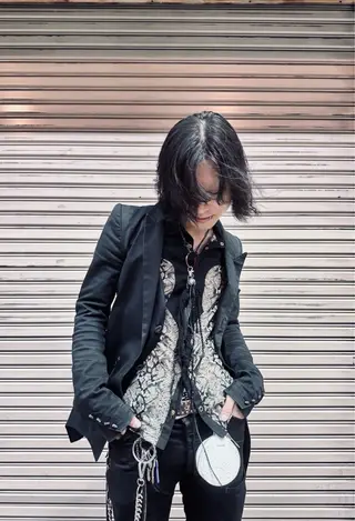 ミディアム パーマ メンズ MIES ミナリのヘアスタイル