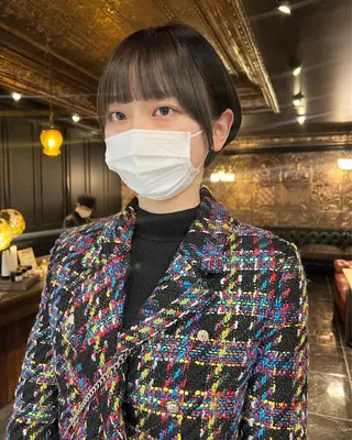 ショート カラー haco＋所属・圧倒的デザイン力 店長🎨RENAのヘアスタイル
