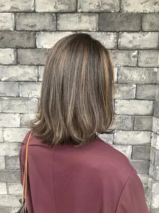 ミディアム カラー ✂️似合わせの魔術師 石田一樹✂️のヘアスタイル