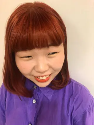 セミロング 似合わせ.ﾍｱｾｯﾄ 得意🌹井上美沙のヘアスタイル