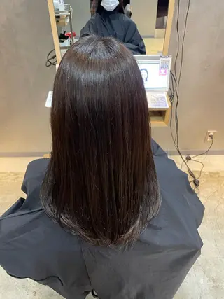 ロング カラー 上村 颯のヘアスタイル