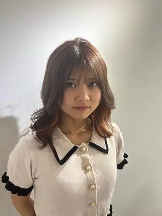 カラー 酸性ストレート /ハイトーン/つばさのヘアスタイル