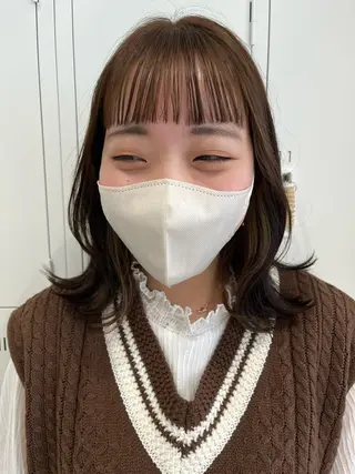 ミディアム カラー 🌼sunc HINAMI🌼のヘアスタイル