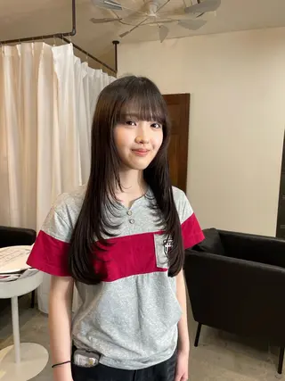 ロング 顔周りカット 🎀サヤカ🎀のヘアスタイル