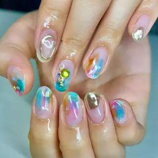 ネイル 【Yappy🌈】 💖P-tanaのネイルデザイン