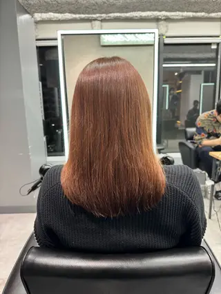 セミロング カラー 吉満 翔のヘアスタイル