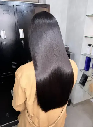 ロング XYZ所属・縮毛矯正/髪質改善 韓国風/MIKIYAのヘアスタイル