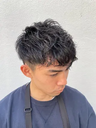 ショート パーマ ヘアアレンジ メンズ 髪質改善🫧美髪矯正 🤍Yuiのヘアスタイル