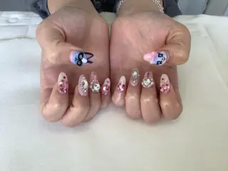 ネイル 💎🐰 saki. m 🐰💎のネイルデザイン