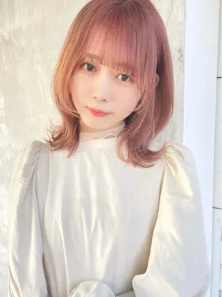 セミロング 梅津 光帆のヘアスタイル