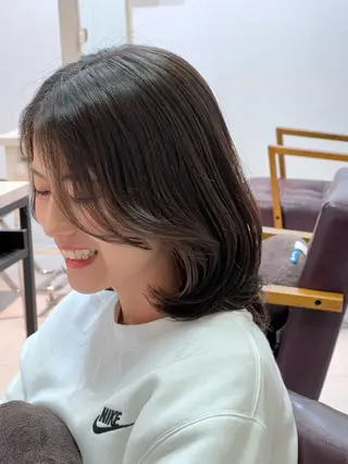 セミロング 🫧‪満足度100% 🫧縮毛矯正OMAEのヘアスタイル