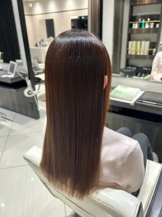 ロング 野村 絵菜のヘアスタイル