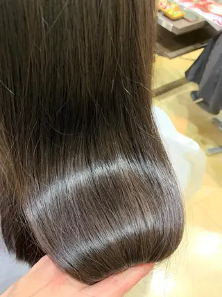 セミロング 石沢 知康のヘアスタイル
