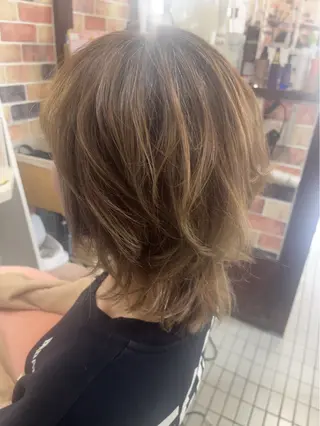 ミディアム hair salonyuri所属・ヘアサロン ユリのヘアスタイル