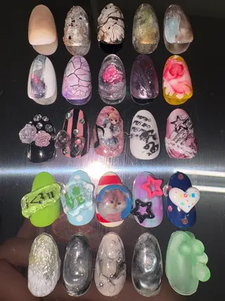 ネイル Hair Space Carm所属・n ノアンのネイルデザイン