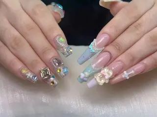 ネイル lucky nail 歌舞伎町のネイルデザイン