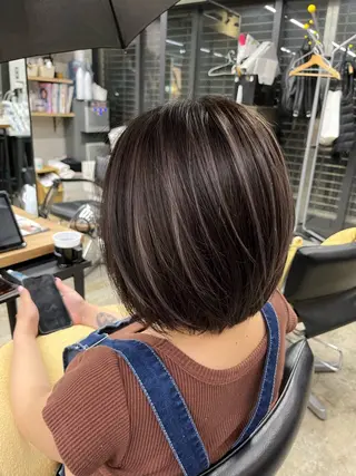 ミディアム わたる /カットモデル募集のヘアスタイル