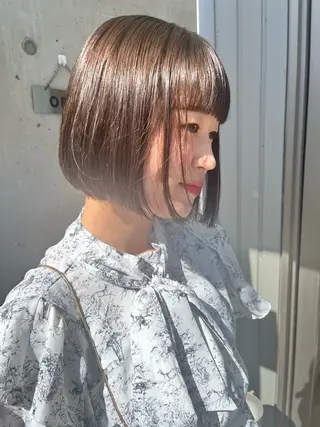 ミディアム 犬塚 梨花のヘアスタイル