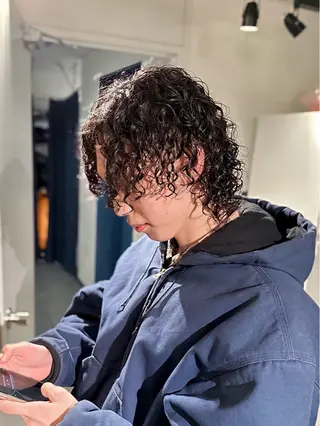 パーマ メンズ 骨格補正施術/メンズ 専門美容師/YUYAのヘアスタイル