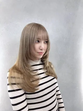 セミロング ONYX 表参道所属・ショート/ボブ/似 合わせ/顔周りカットのヘアスタイル