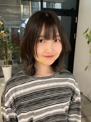 ミディアム カラー ユウナ🎀レイヤー/ 暖色カラーのヘアスタイル