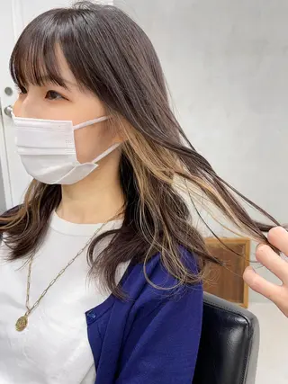 カラー ブリーチダブルカラー 【koide】のヘアスタイル