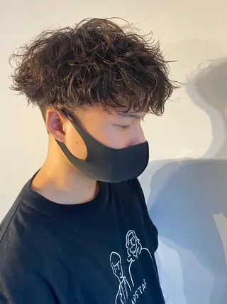 ショート パーマ メンズ ☀️Luana☀️ 公式/大通のヘアスタイル