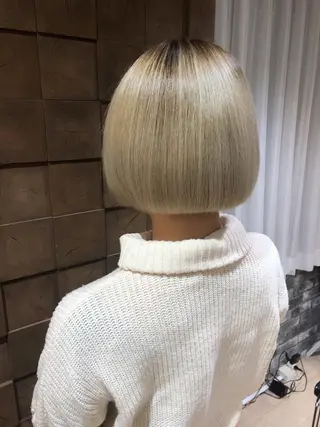 ショート masa/ボブ特化/ ぷつっとボブのヘアスタイル