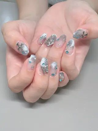 ネイル 艶/マグネット/網紅 /韓国/岩下りほのネイルデザイン