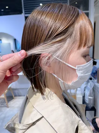 ミディアム 川本 裕🌿のヘアスタイル