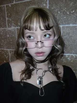 ミディアム カラー MINX ginza【ミンクス銀座】美容室所属・ハイトーン/似合わせ カラー/大野 樹奈のヘアスタイル