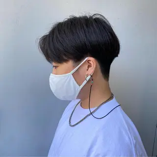 ショート カラー パーマ ヘアアレンジ メンズ キッズ ネイル マツエク・マツパ スパイキー/フェザー /波巻き/かいとのヘアスタイル