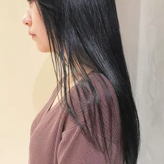 ロング カラー やまもと さえのヘアスタイル