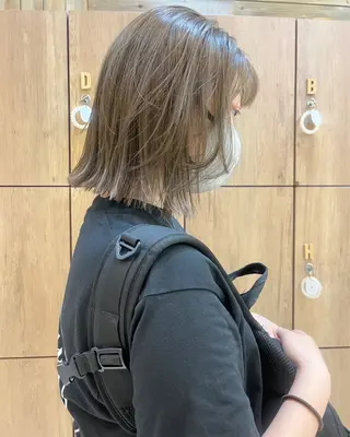 カラー 黒田瀬奈/ボブ まろやかベージュのその他イメージ